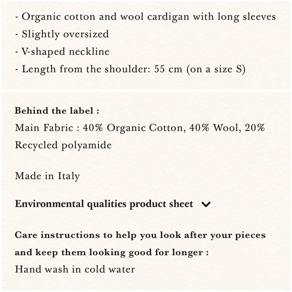 SEZANE BLOGGER Classic Navy Ecru Striped Wilson Cardigan Preppy Knit Sweater XXS - Picture 15 of 17